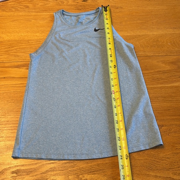 Nike Girls Black Leggings with Pink and Blue Tops - Picture 5 of 14